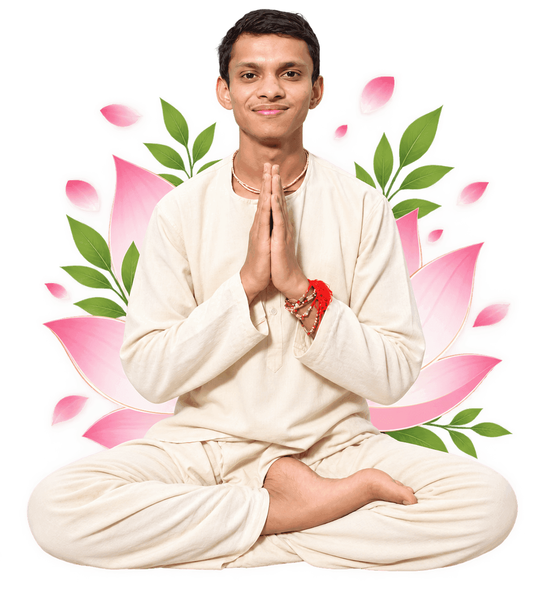 Devine Yoga practitioner holding a calm seated spinal twist on a mat